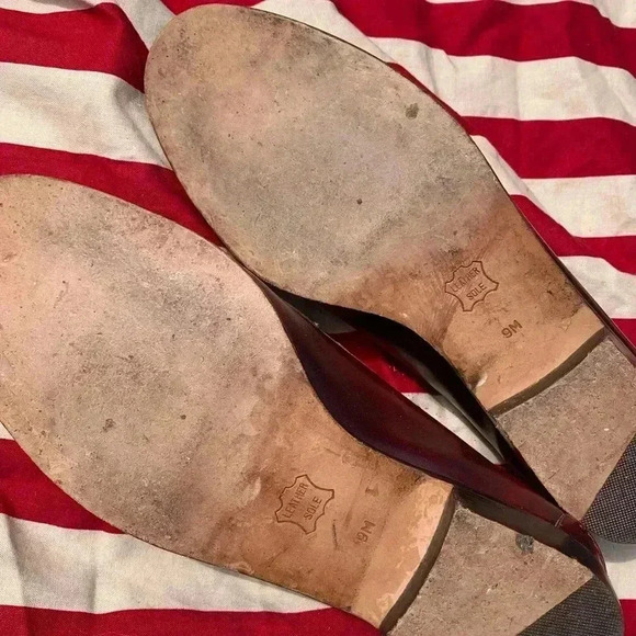 antique/vintage leather slip on shoes! - Picture 5 of 8